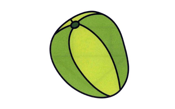 Pictures of simple strokes of melon