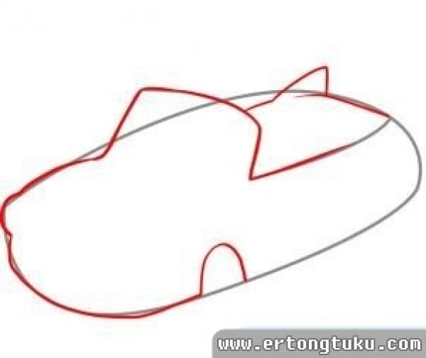 Step-by-step tutorial on how to draw a pink car