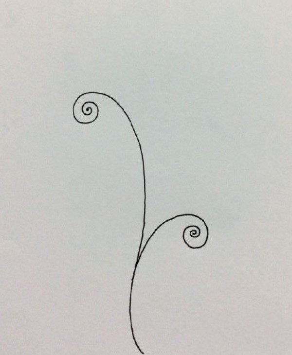 How to draw vines in simple strokes