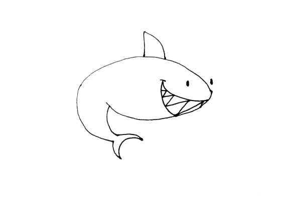 Learn to draw a shark