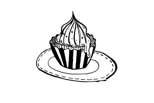 Dessert simple illustration