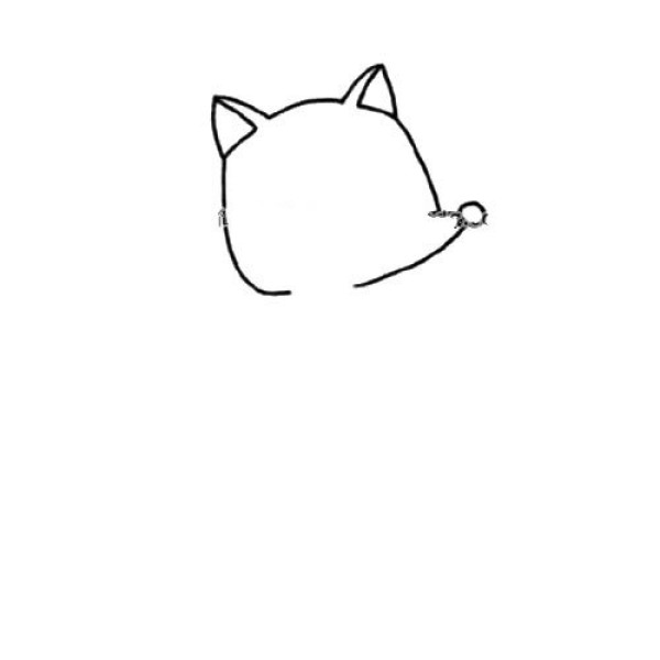 Cute little fox simple drawing tutorial