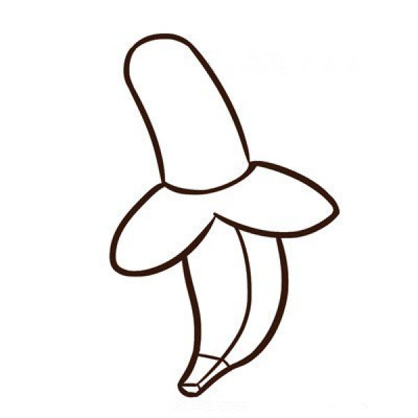 Cartoon Banana Simple Drawing Picture