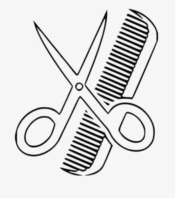 Hairdressing Scissors Simple Drawing Picture