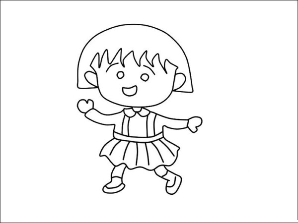 Complete collection of simple strokes of Chibi Maruko-chan