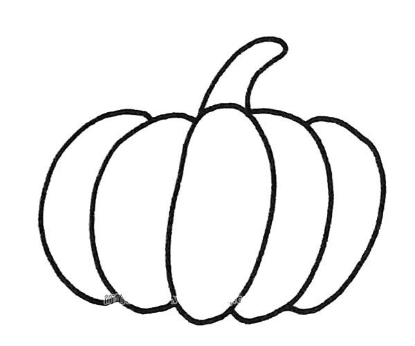 4 simple drawing pictures of pumpkins