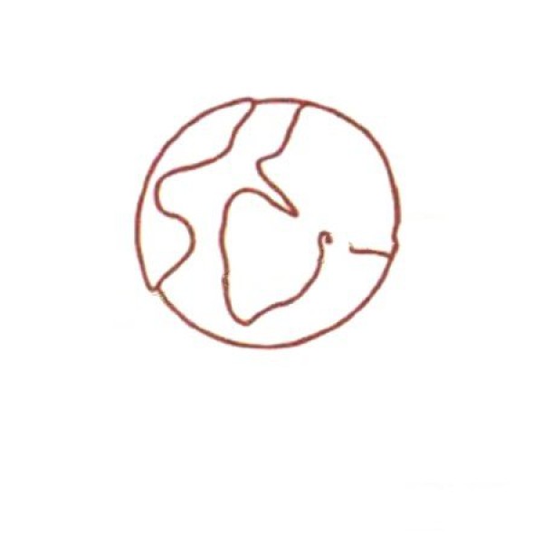 Q version globe simple strokes drawing tutorial