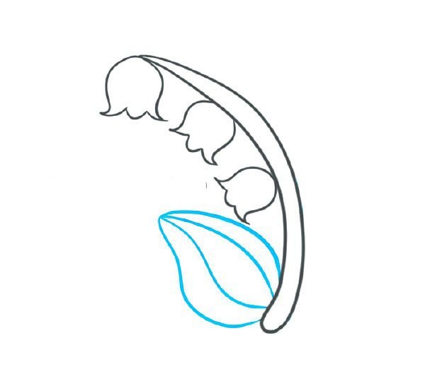 How to draw lily of the valley