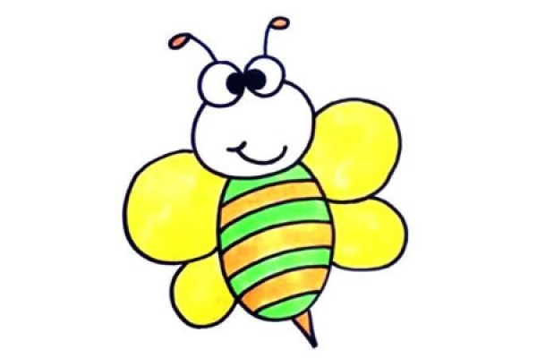 Learn to draw a bee video tutorial