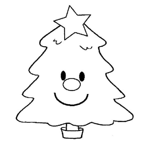 2016 Simple Christmas Tree Drawing Collection