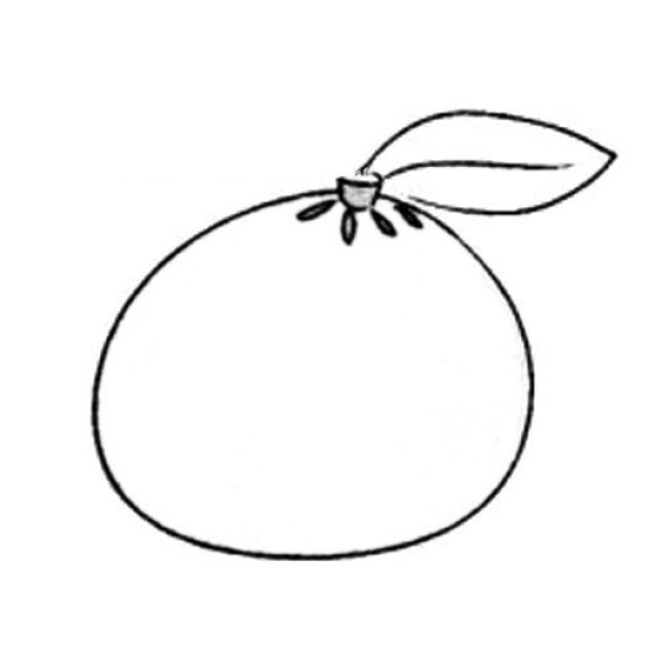 Simple orange sketch picture