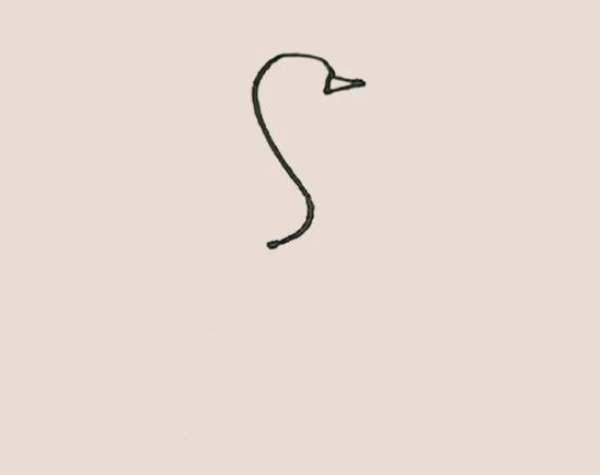 How to draw an ostrich in simple strokes