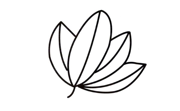 Simple coloring method of small green leaves