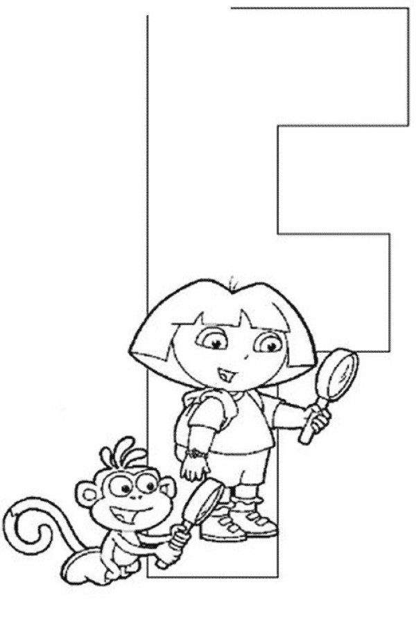 Dora and the little monkey