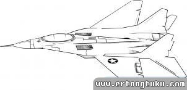 Super combat aircraft simple drawing step by step diagram