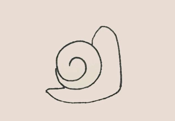 Simple strokes of a snail