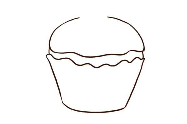 cupcake simple strokes