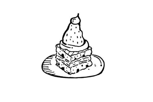 Dessert simple illustration