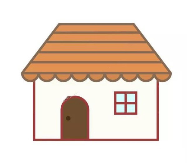 3 beautiful simple drawing pictures of small houses