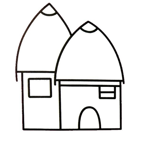 Toddlers learn to draw houses 4