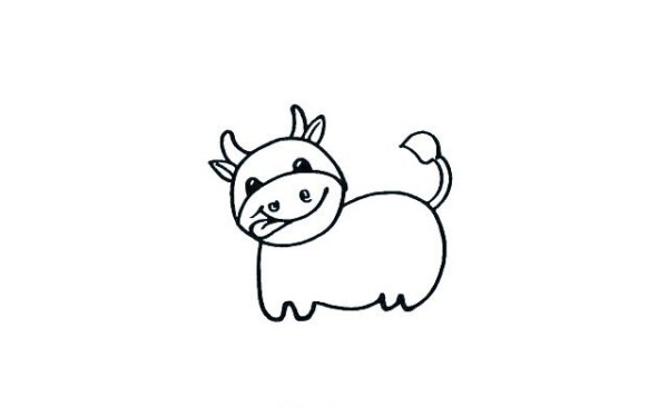 Draw a cute cow