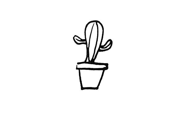 Learn to draw a cactus