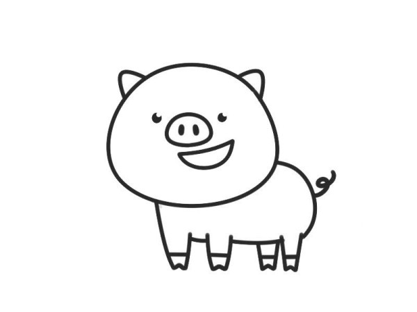 Pig simple strokes