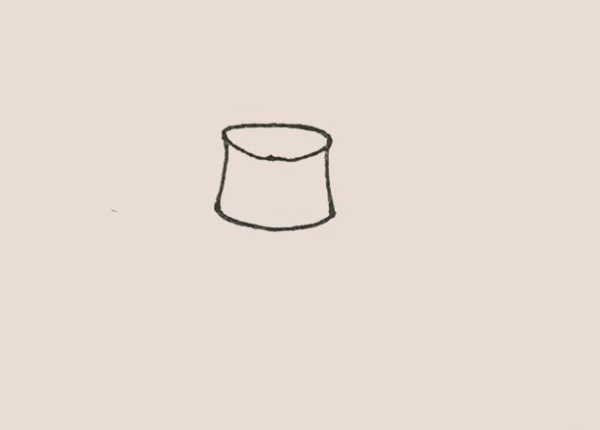 Simple drawing of hot pot