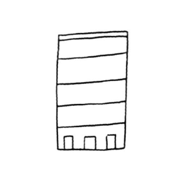 Simple building drawing tutorial