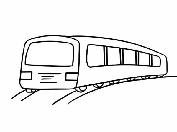 High speed rail simple strokes