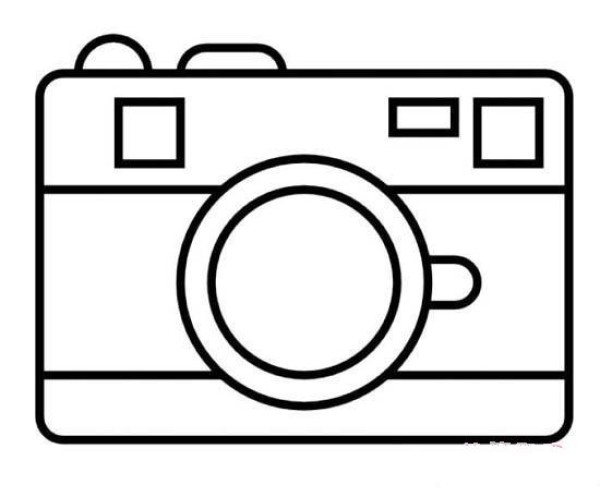 A complete collection of pictures of childrens simple drawings of ordinary cameras