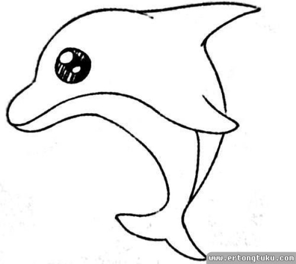 Little dolphin simple strokes material