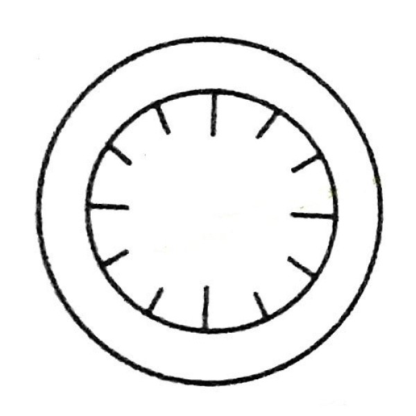 Complete collection of simple drawings of clocks and drawing steps