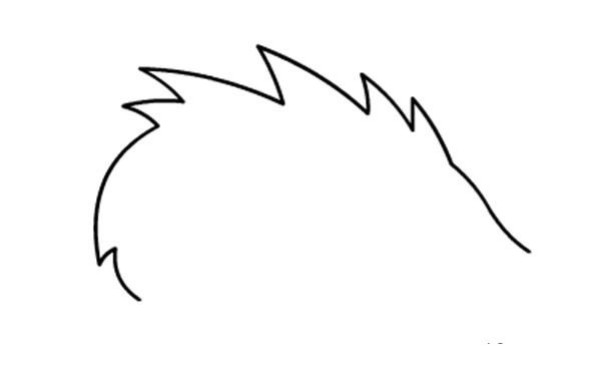 Childrens simple drawing pictures of hedgehogs