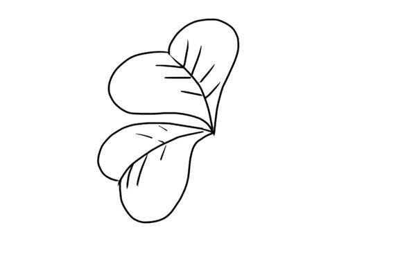 How to draw a four-leaf clover