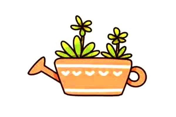 Beautiful succulents simple drawing 12