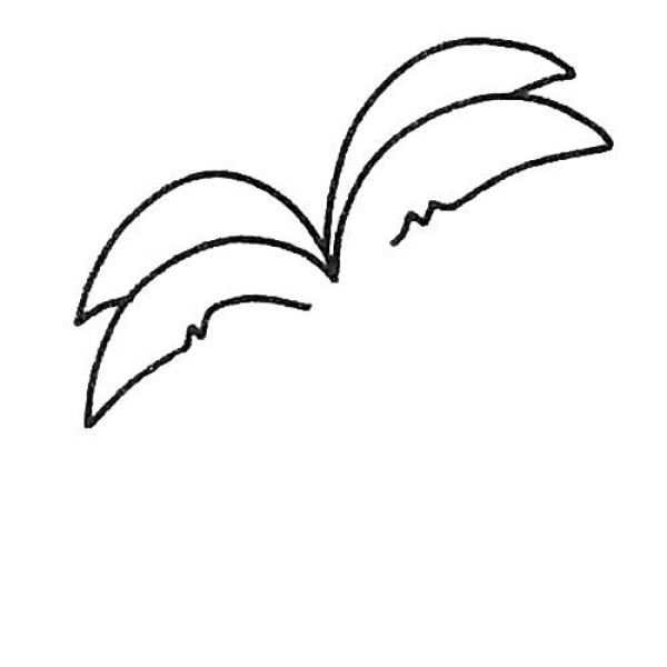 Complete collection of simple drawings for children, simple drawing tutorial of coconut tree