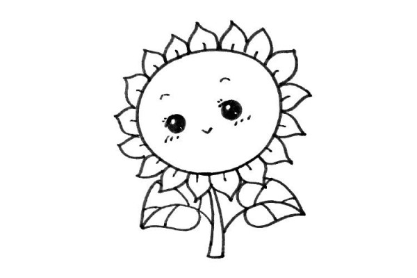 Sunflowers can be cute too