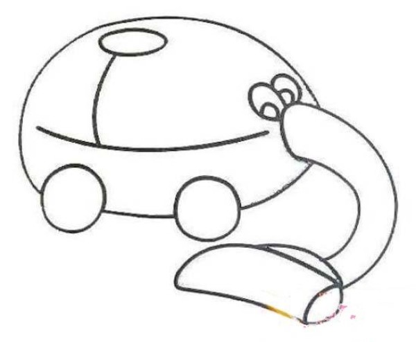 A complete collection of dynamic simple drawing pictures of vacuum cleaners