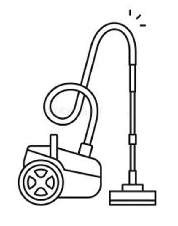 Complete picture of simple strokes of vacuum cleaner