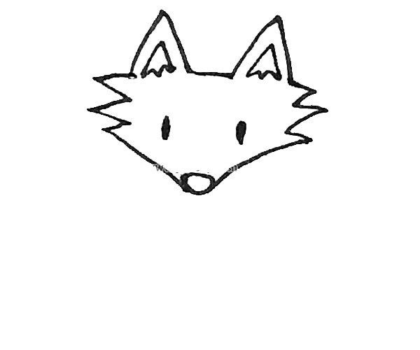 Draw a fox in 7 steps