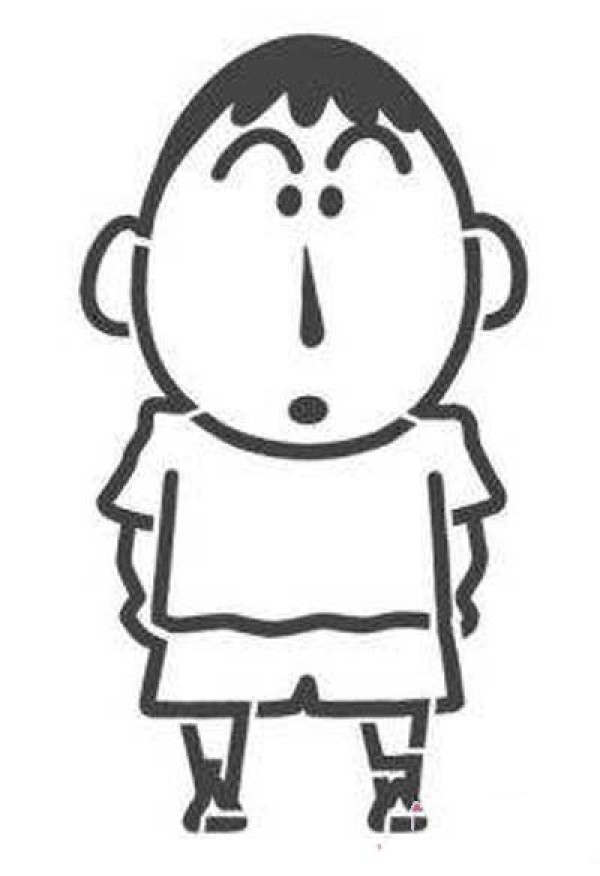 Crayon Shin-chan and Dumb simple drawing pictures