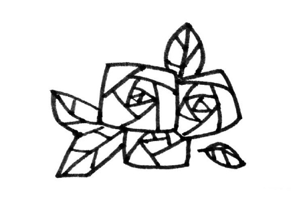 Various ways to draw roses