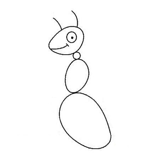 Kindergarten insect simple drawing lesson plan Ant