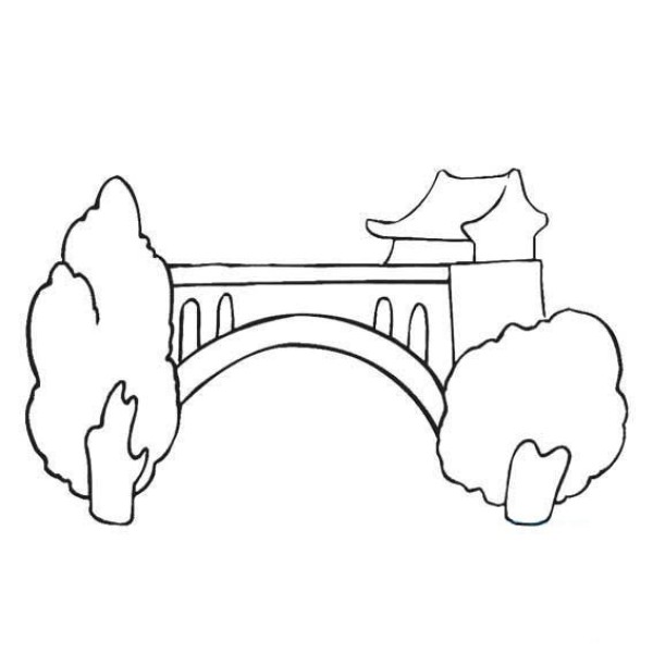 A brief drawing about the bridge