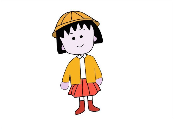 Chibi Maruko-chan simple drawing tutorial