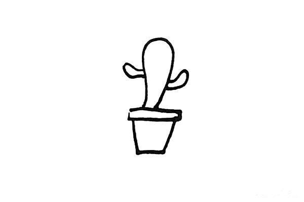 Learn to draw a cactus