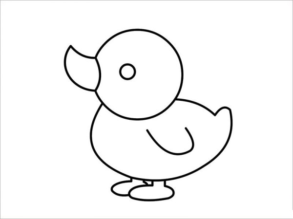 Duck simple strokes