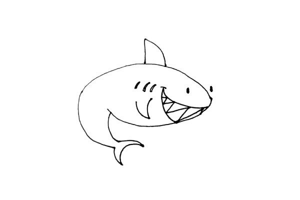 Learn to draw a shark