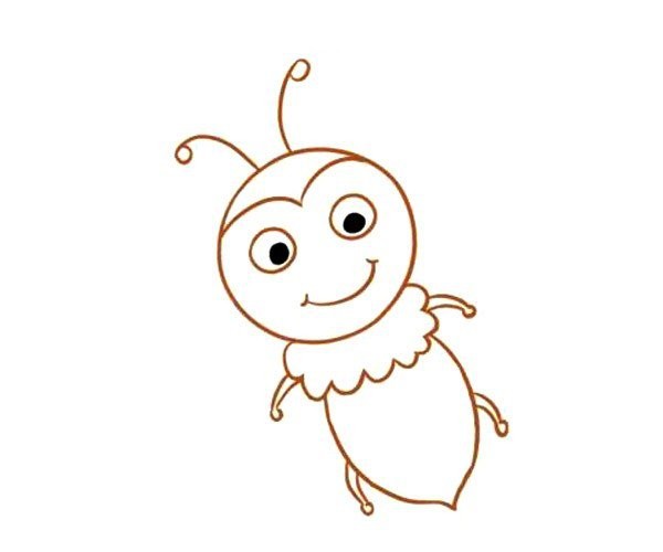 Learn to draw cartoon bees with simple strokes